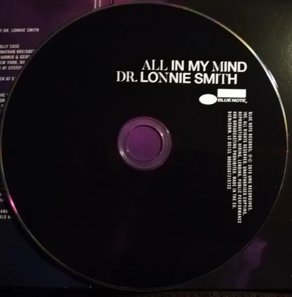 Dr. Lonnie Smith All In My Mind CD brukt jazz