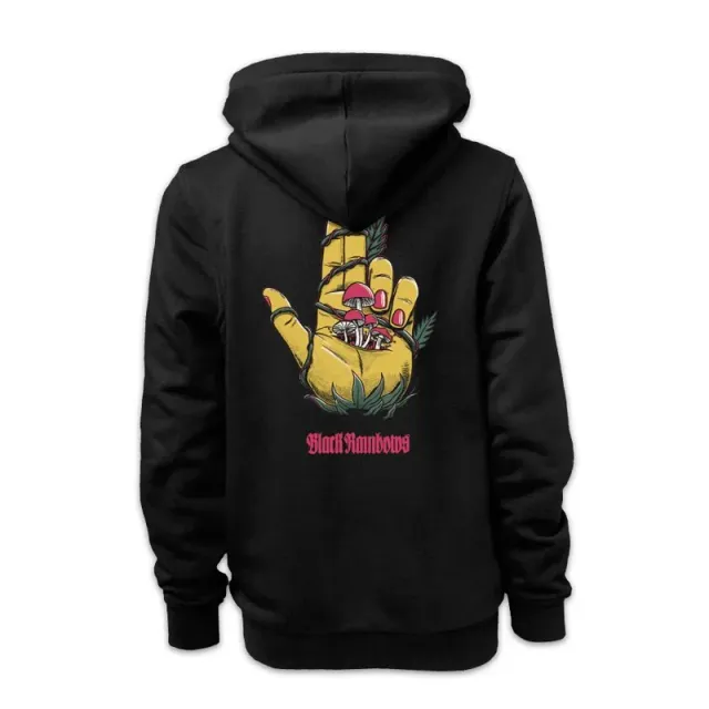 Heavy Psych Sounds Black Rainbows #22 hoodie svart