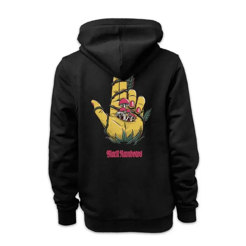 Heavy Psych Sounds Black Rainbows #22 hoodie svart