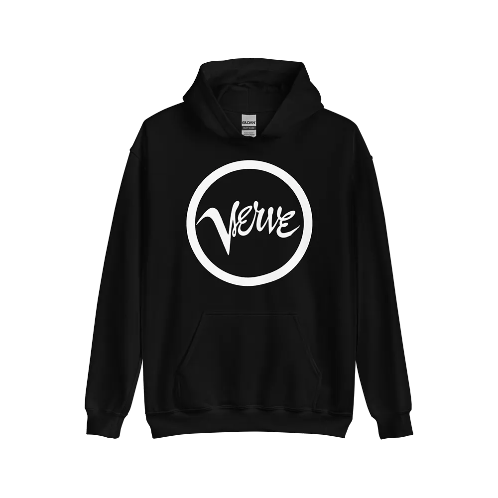 Verve Classic Hoodie hettegenser hvit logo