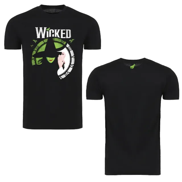 Wicked Clock Tee t-skjorte svart unisex