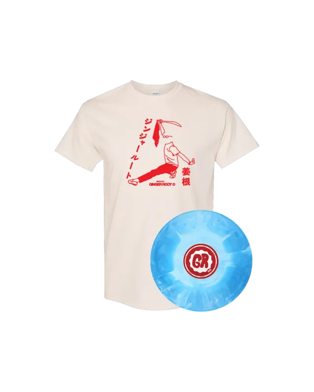 Ginger Root Rikki bundle vinyl + t-skjorte