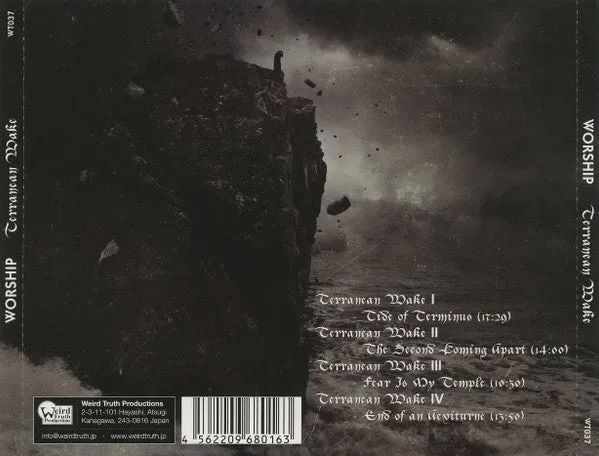 Worship Terranean Wake CD album brukt funeral doom