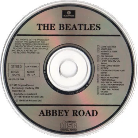 The Beatles Abbey Road CD brukt remaster