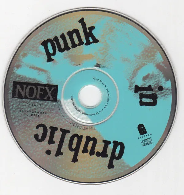 NOFX Punk In Drublic CD album brukt punk