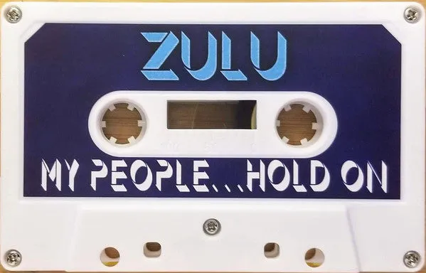 Zulu My People Hold On kassett hvit EP brukt