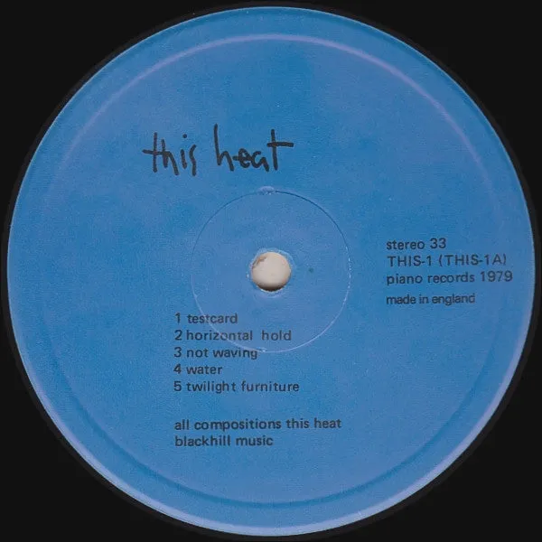 This Heat THIS-1 LP vinyl brukt mono experimental