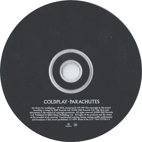 Coldplay Parachutes CD brukt album alternativ rock