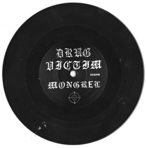 Drug Victim Mongrel 7" grønn vinyl brukt