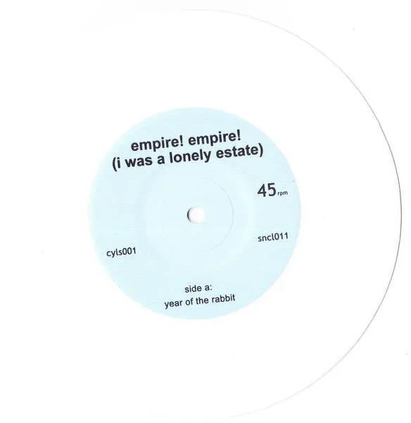 Empire! Empire! Year Of The Rabbit 7" hvit vinyl brukt
