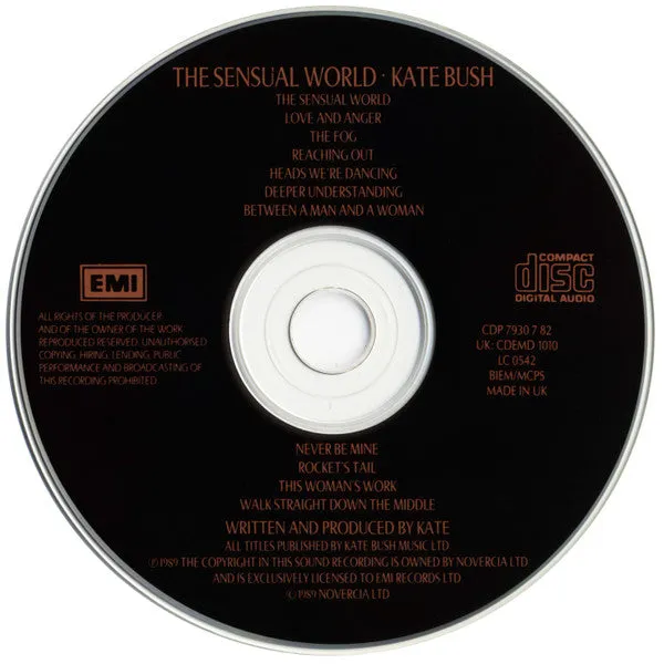 Kate Bush The Sensual World CD album brukt synth-pop