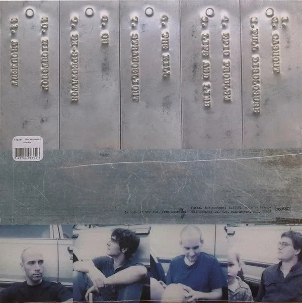 Fugazi The Argument LP vinyl brukt med insert