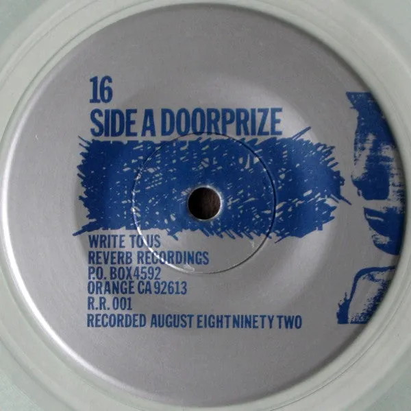 16 Doorprize 2x7" vinyl clear/svart brukt