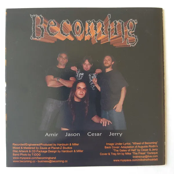 Becoming Sonic Revelations CD brukt album hard rock