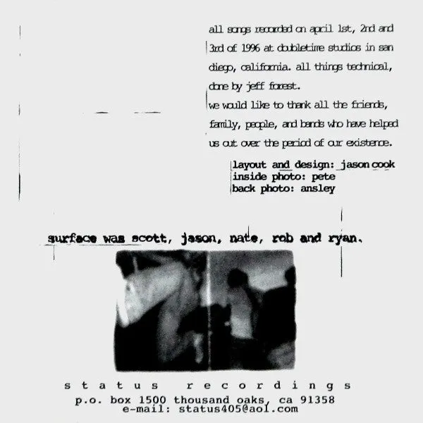 Surface Seven Times Over Fold CD ny forseglet