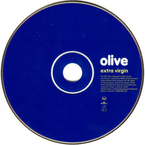 Olive Extra Virgin CD album brukt – downtempo house