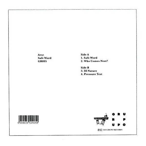 Arse Safe Word 7-tommer EP brukt punk