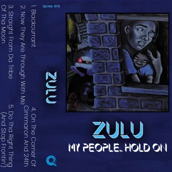 Zulu My People Hold On kassett hvit EP brukt