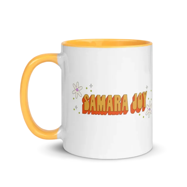 Samara Joy krus keramikk gul 11 oz