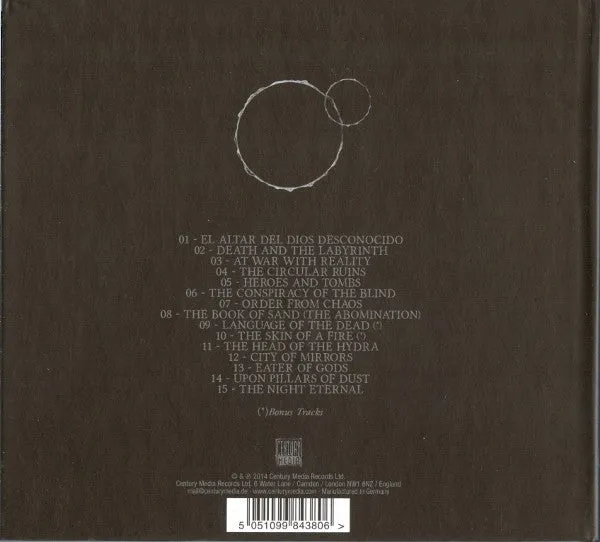 At The Gates At War With Reality CD mediabook brukt