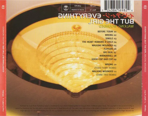Everything But The Girl Walking Wounded CD album brukt