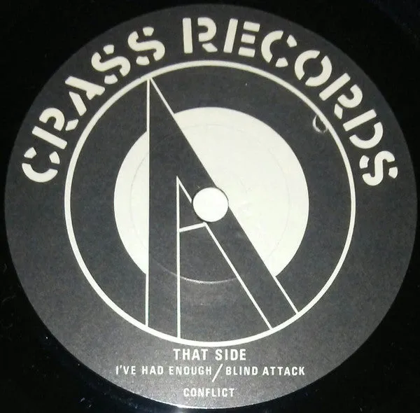 Conflict The House That Man Built 7" vinyl EP MPO punk