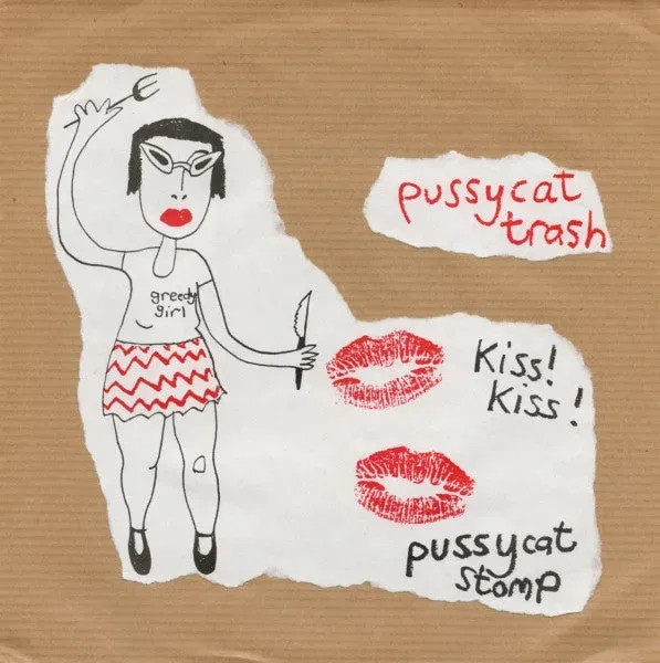 Pussycat Trash Jarvis Split 7" brukt EP lo-fi indie
