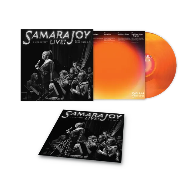 Verve Samara Joy Blue Note L.A LP signert farget vinyl