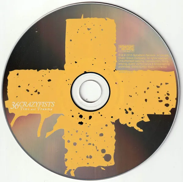 36 Crazyfists Time And Trauma CD brukt metalcore