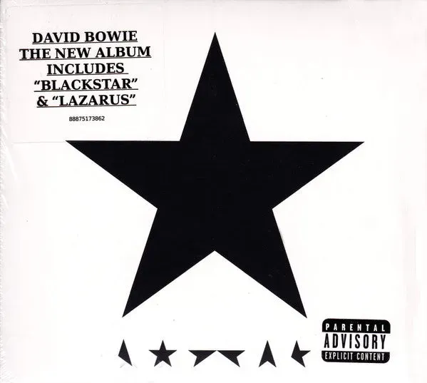 David Bowie Blackstar CD album brukt – digipak