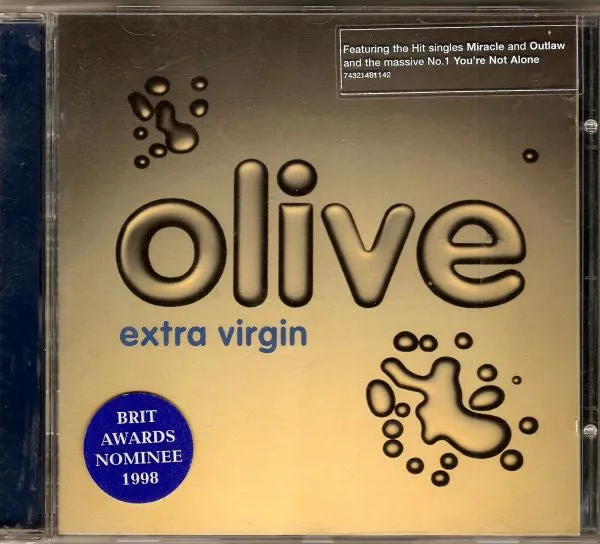 Olive Extra Virgin CD album brukt – downtempo house