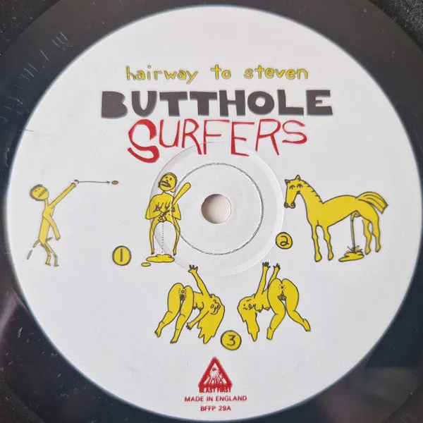 Butthole Surfers Hairway To Steven LP vinyl brukt