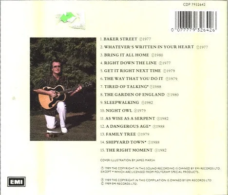 Gerry Rafferty Right Down The Line Best Of CD brukt