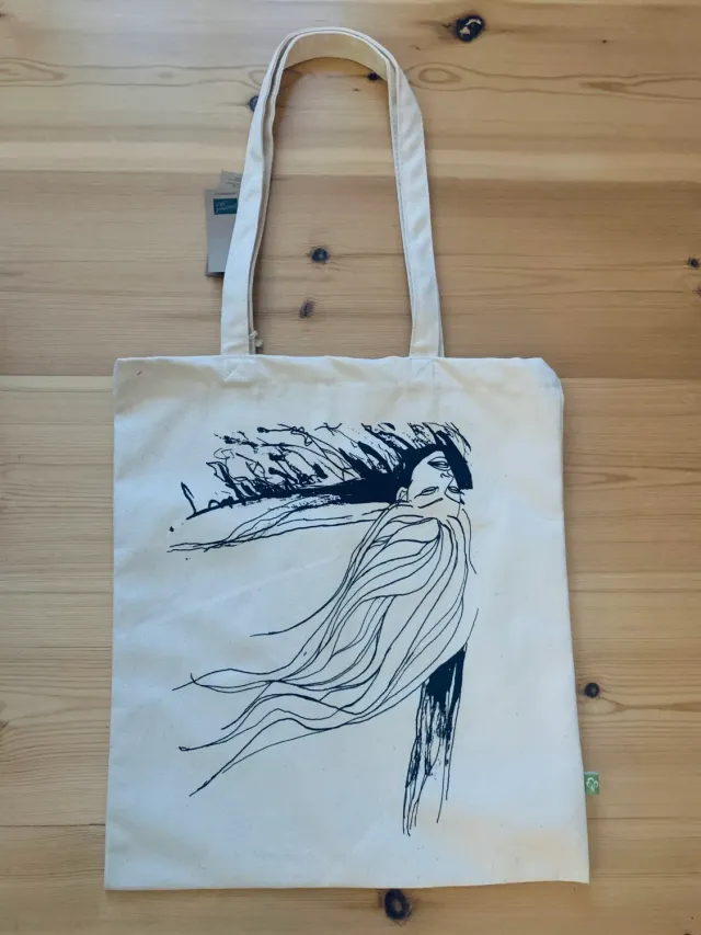 Susanna Baudelaire & Piano handlenett økologisk bomull
