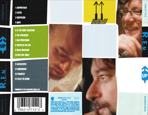 R.E.M. Up CD brukt alternativ rock 1998