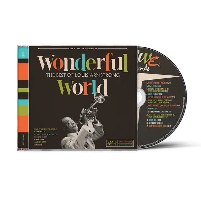 Louis Armstrong Wonderful World Best Of CD samling