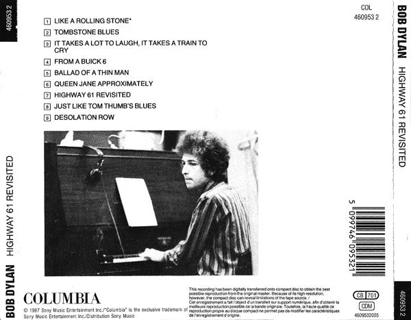 Bob Dylan Highway 61 Revisited CD brukt 1997