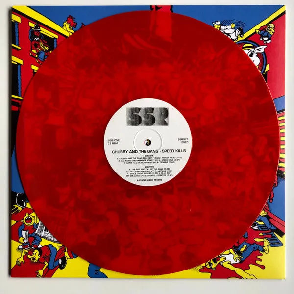 Chubby and the Gang Speed Kills LP rød vinyl brukt