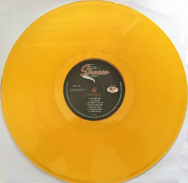 Sirocco Bros Come On In LP vinyl gul brukt rockabilly
