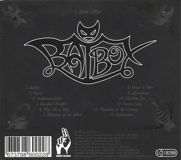 Miss Kittin Batbox CD brukt electro digipak