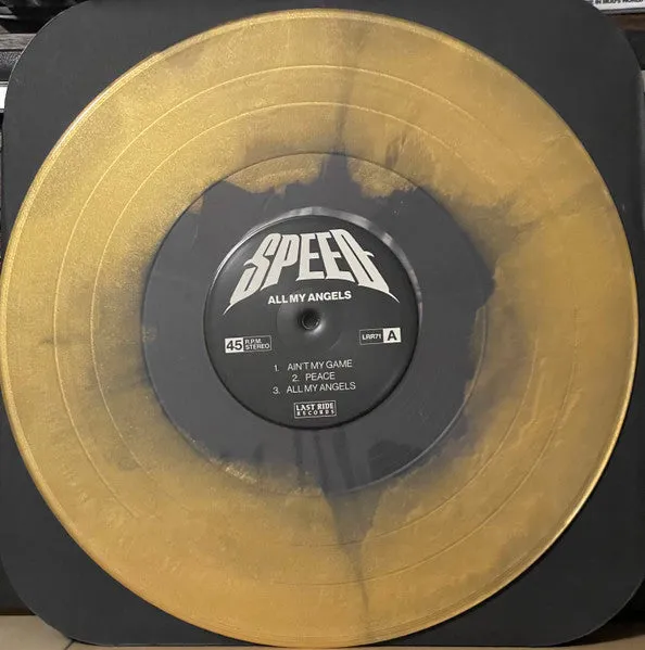 Speed All My Angels 12" vinyl clear limited brukt