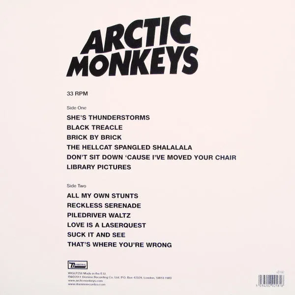 Arctic Monkeys Suck It And See WIGLP258 vinyl LP brukt