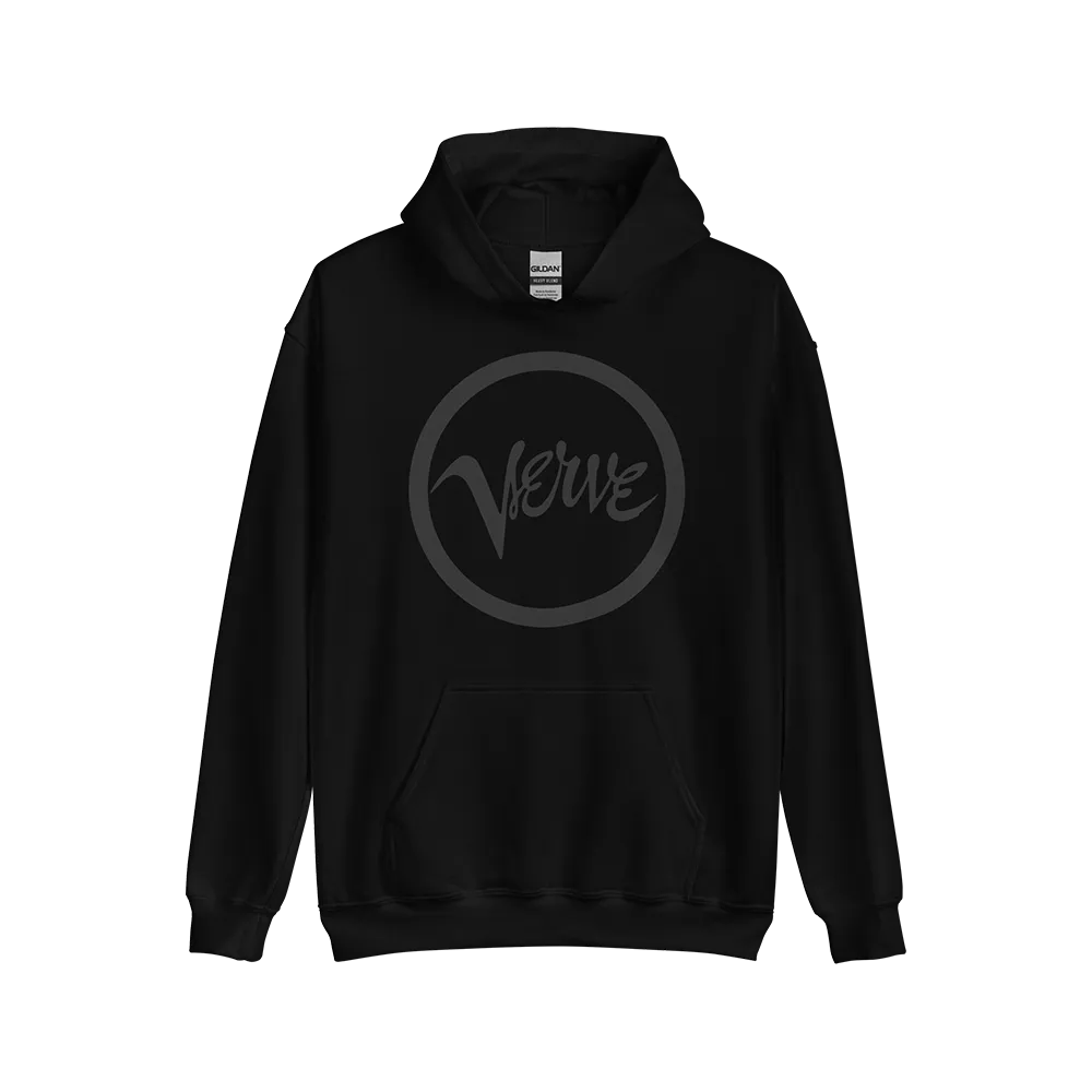 Verve Classic hoodie svart logo