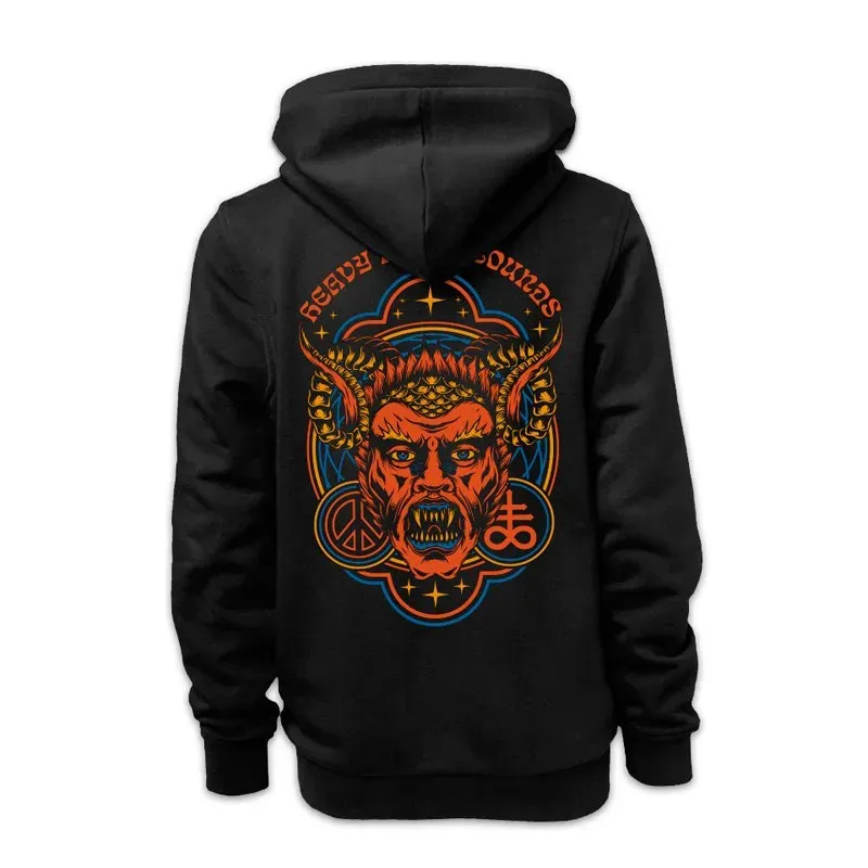 Heavy Psych Sounds #41 Black zipper hoodie svart