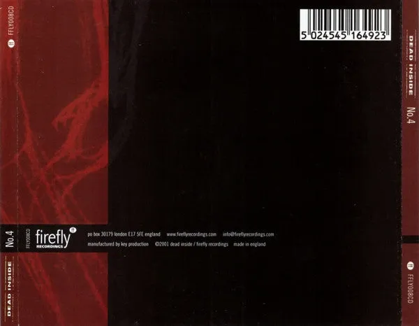 Dead Inside No.4 CD brukt hardcore 2001