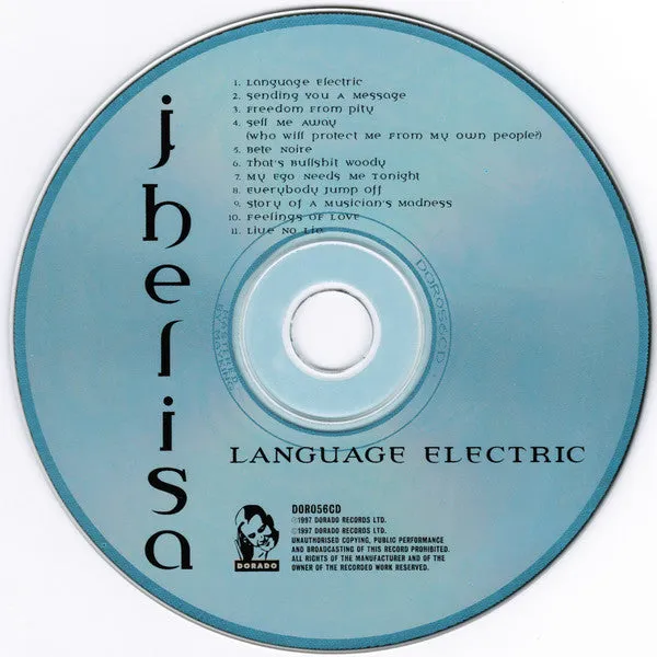 Jhelisa Language Electric CD brukt album 1997