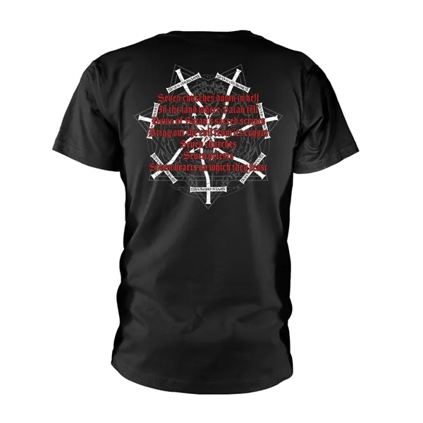 Possessed Seven Churches T-skjorte offisiell merch