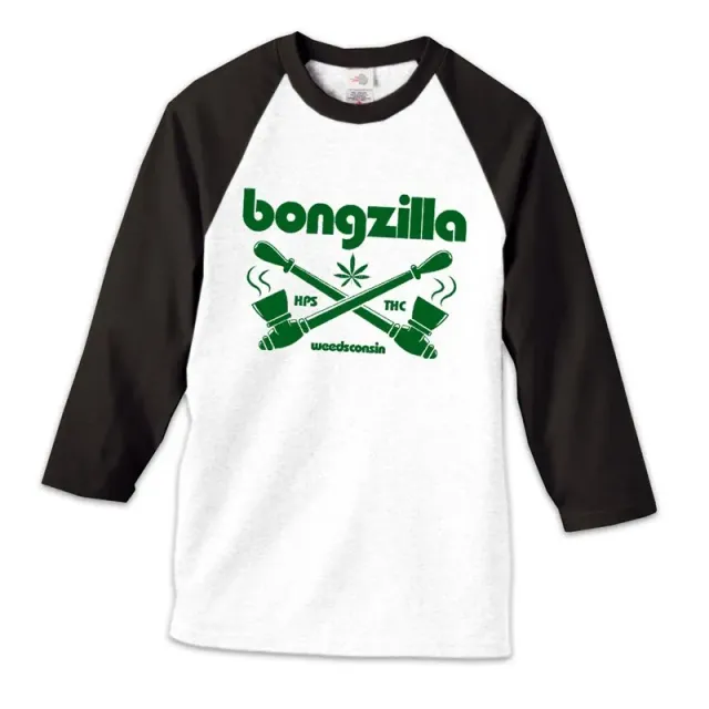 Bongzilla #01 longsleeve svart baseball stoner