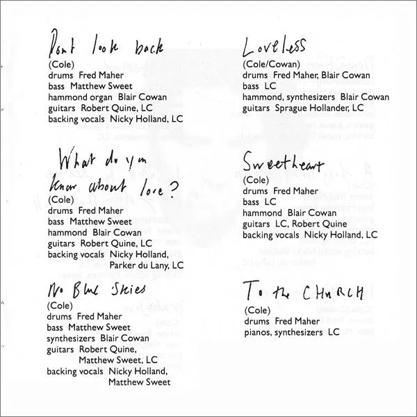 Lloyd Cole Lloyd Cole CD album brukt PDO-press