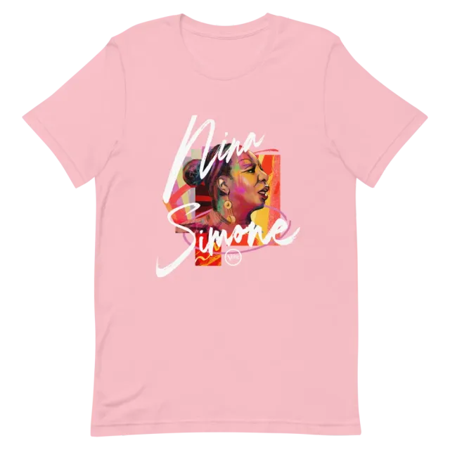 Verve Nina Simone Nina's Back T-skjorte rosa S-2X